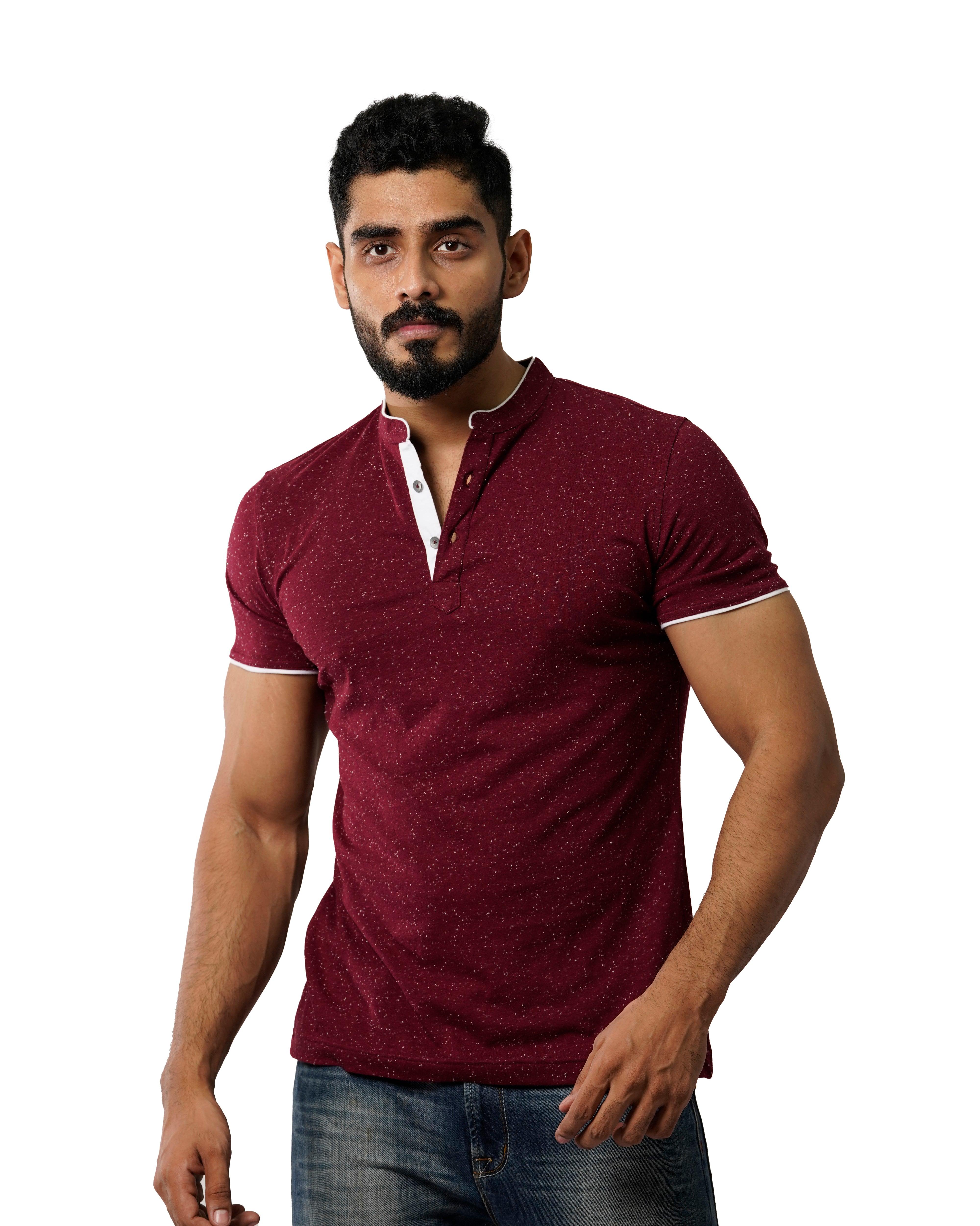 Collar t shirt discount colour